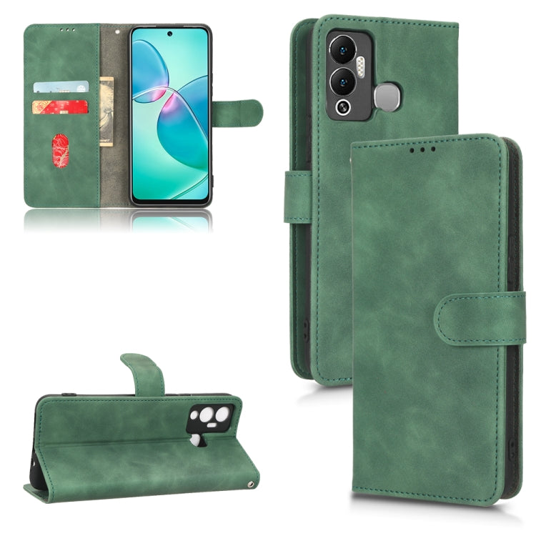 Custodia per telefono in pelle con vibrazione magnetica Skin Feel, For Infinix Hot 12, For Infinix Hot 12i, For Infinix Hot 12 Play, For Tecno Pova 3
