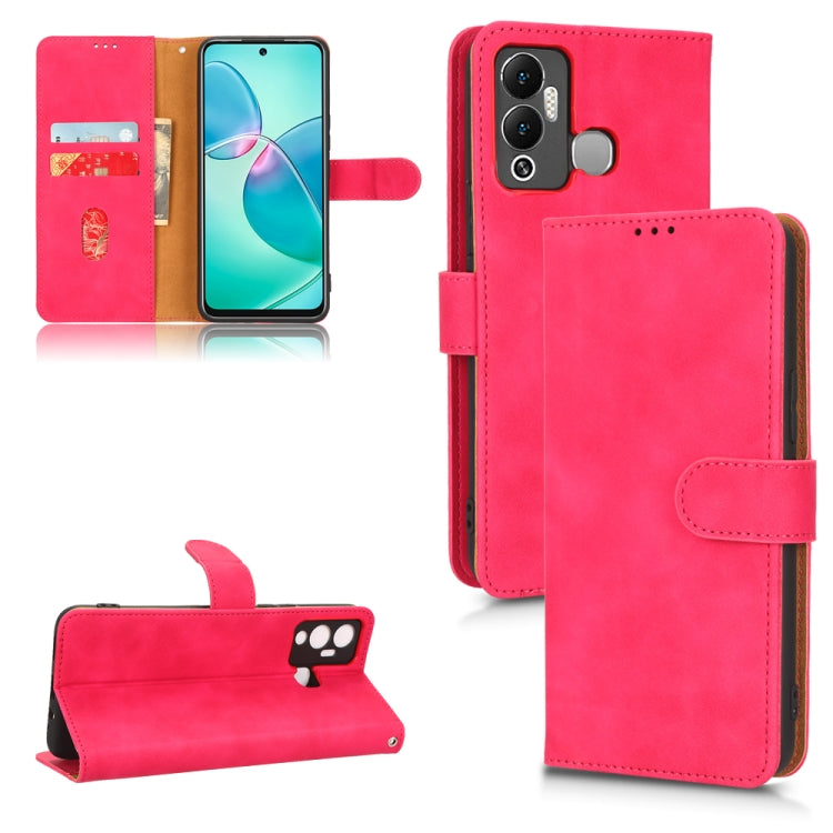 Custodia per telefono in pelle con vibrazione magnetica Skin Feel, For Infinix Hot 12, For Infinix Hot 12i, For Infinix Hot 12 Play, For Tecno Pova 3