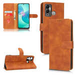 Custodia per telefono in pelle con vibrazione magnetica Skin Feel, For Infinix Hot 12, For Infinix Hot 12i, For Infinix Hot 12 Play, For Tecno Pova 3