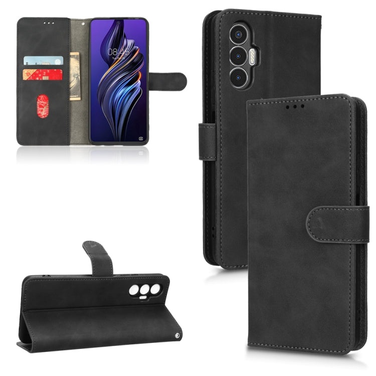 Custodia per telefono in pelle con vibrazione magnetica Skin Feel, For Infinix Hot 12, For Infinix Hot 12i, For Infinix Hot 12 Play, For Tecno Pova 3