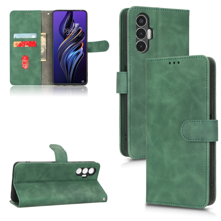 Custodia per telefono in pelle con vibrazione magnetica Skin Feel, For Infinix Hot 12, For Infinix Hot 12i, For Infinix Hot 12 Play, For Tecno Pova 3