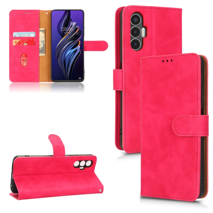 Custodia per telefono in pelle con vibrazione magnetica Skin Feel, For Infinix Hot 12, For Infinix Hot 12i, For Infinix Hot 12 Play, For Tecno Pova 3