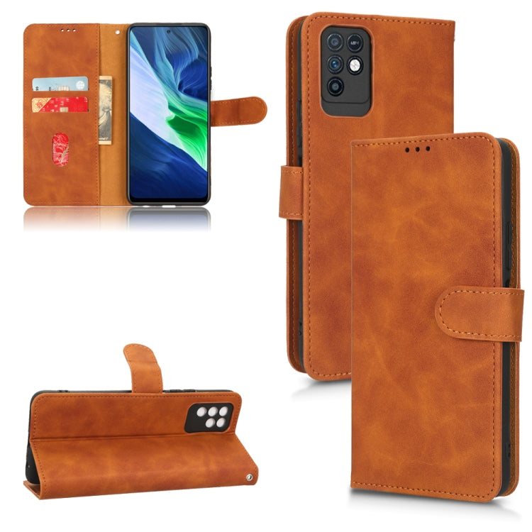 Custodia per telefono in pelle con vibrazione magnetica Skin Feel, For Infinix Note 10, For Motorola Moto G62 4G, For Sharp Aquos Sense 7 Plus, For OPPO A17