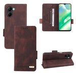 Custodia per telefono in pelle con chiusura magnetica, For Realme C33, For Xiaomi 12T / 12T Pro / Redmi K50 Ultra, For Xiaomi Redmi A1, For Samsung Galaxy A14 5G