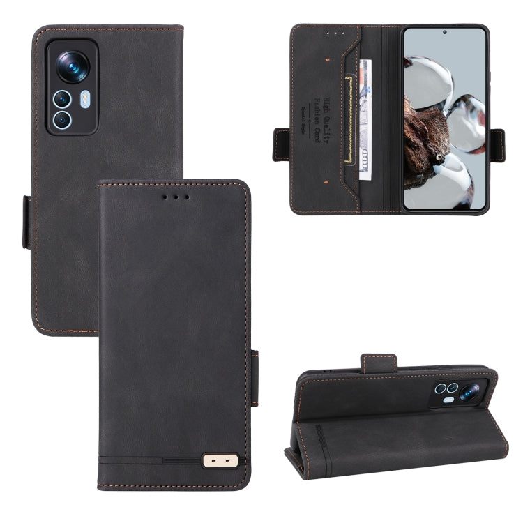 Custodia per telefono in pelle con chiusura magnetica, For Realme C33, For Xiaomi 12T / 12T Pro / Redmi K50 Ultra, For Xiaomi Redmi A1, For Samsung Galaxy A14 5G