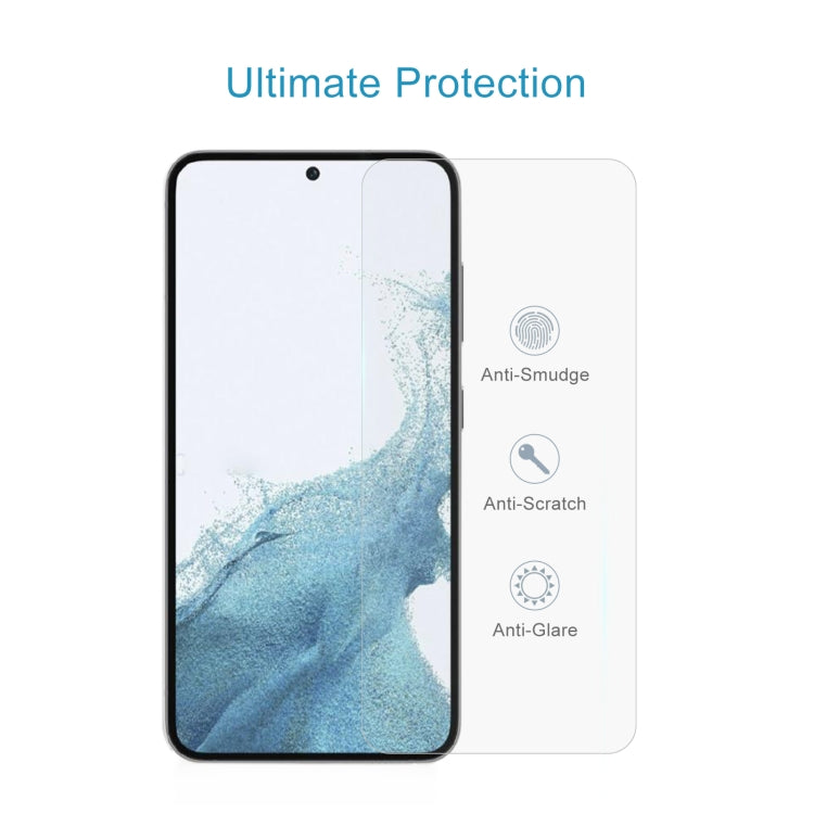 Pellicola in vetro temperato 9H 2.5D da 0,26 mm, supporto per sblocco delle impronte digitali, For Samsung Galaxy S23 5G, Support Fingerprint Unlock (1 PC), For Samsung Galaxy S23+ 5G, Support Fingerprint Unlock (1 PC)