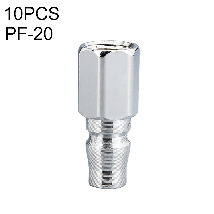 Connettore pneumatico a montaggio rapido per tubo dell'aria autobloccante tipo C da 10 pezzi, PF-20, PF-30, PF-40, PH-20, PH-30, PH-40, PM-20, PM-30, PM-40, PP-20, PP-30, PP-40, SF-20, SF-30, SF-40, SH-20, SH-30, SH-40, SM-20, SM-30, SM-40, SP-20, SP-3...