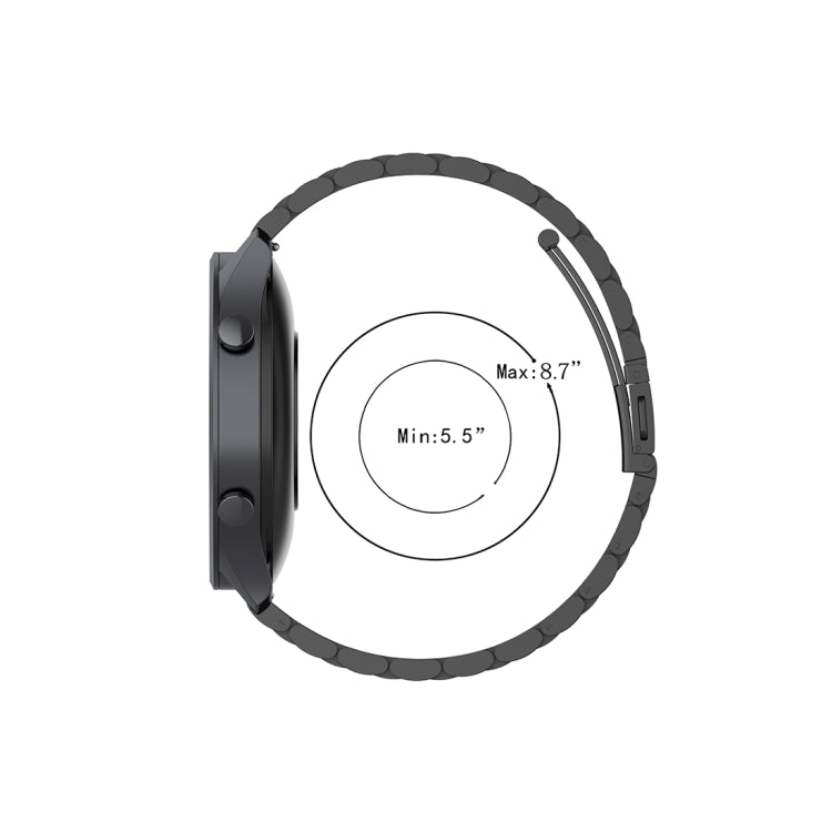 Per Xiaomi Watch Color 22mm Cinturino da polso in acciaio con tre perline