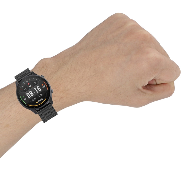 Per Xiaomi Watch Color 22mm Cinturino da polso in acciaio con tre perline