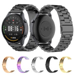 Per Xiaomi Watch Color 22mm Cinturino da polso in acciaio con tre perline