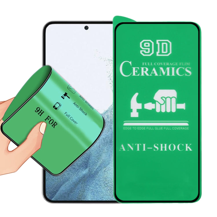 Film ceramico a colla a schermo intero 9D, For Samsung Galaxy S23 5G (1 PC), For Samsung Galaxy S23+ 5G (1 PC), For Samsung Galaxy S23 Ultra 5G (1 PC)