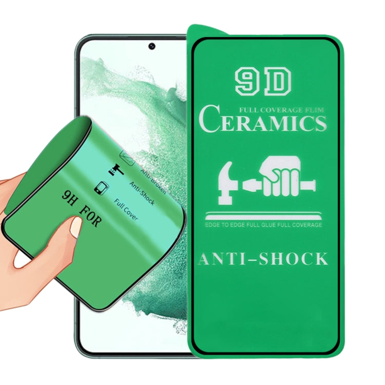 Film ceramico a colla a schermo intero 9D, For Samsung Galaxy S23 5G (1 PC), For Samsung Galaxy S23+ 5G (1 PC), For Samsung Galaxy S23 Ultra 5G (1 PC)