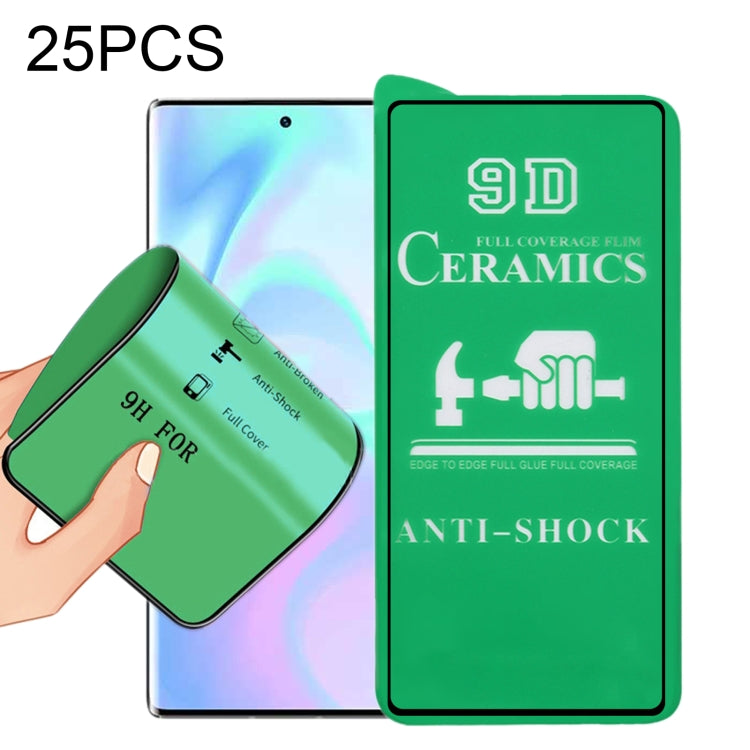 Pellicola ceramica a colla a schermo intero 25 pezzi 9D, For Samsung Galaxy S23 5G (25 PCS), For Samsung Galaxy S23+ 5G (25 PCS), For Samsung Galaxy S23 Ultra 5G (25 PCS)