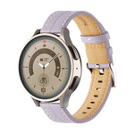 Cinturino in pelle scanalata 20mm e 22mm per Galaxy Watch