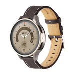 Cinturino in pelle scanalata 20mm e 22mm per Galaxy Watch