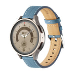 Cinturino in pelle scanalata 20mm e 22mm per Galaxy Watch