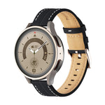 Cinturino in pelle scanalata 20mm e 22mm per Galaxy Watch