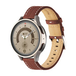 Cinturino in pelle scanalata 20mm e 22mm per Galaxy Watch
