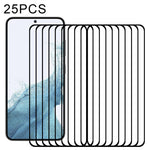 Pellicola in vetro temperato con colla a schermo intero con bordo curvo 3D da 25 pezzi, For Samsung Galaxy S23 5G (25pcs), For Samsung Galaxy S23+ 5G (25pcs), For Samsung Galaxy S23 Ultra 5G (25pcs)
