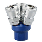 Componenti pneumatici autobloccanti tipo C, Round Two Way, Round Two Way G1/2, Round Triplet, Round Triplet G1/2, Two Way, Triplet, 4-way, 5-way