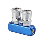 Componenti pneumatici autobloccanti tipo C, Round Two Way, Round Two Way G1/2, Round Triplet, Round Triplet G1/2, Two Way, Triplet, 4-way, 5-way