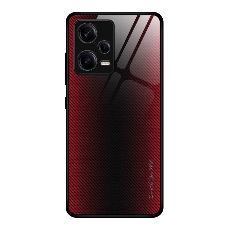 Custodia per cellulare in TPU con vetro sfumato, For Xiaomi Redmi Note 12 China, For Xiaomi Redmi Note 12 Pro 5G China, For Xiaomi Redmi Note 12 Pro+ China