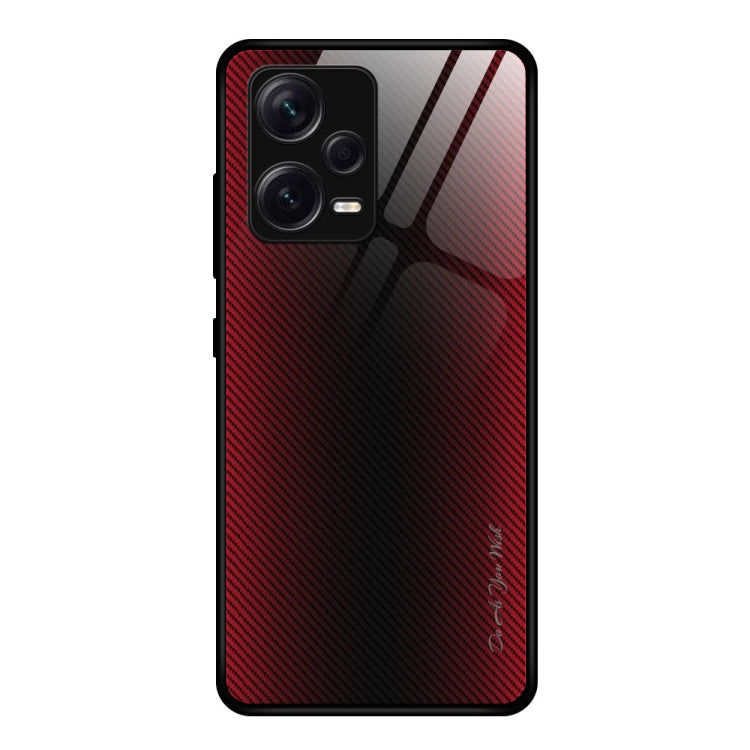 Custodia per cellulare in TPU con vetro sfumato, For Xiaomi Redmi Note 12 China, For Xiaomi Redmi Note 12 Pro 5G China, For Xiaomi Redmi Note 12 Pro+ China