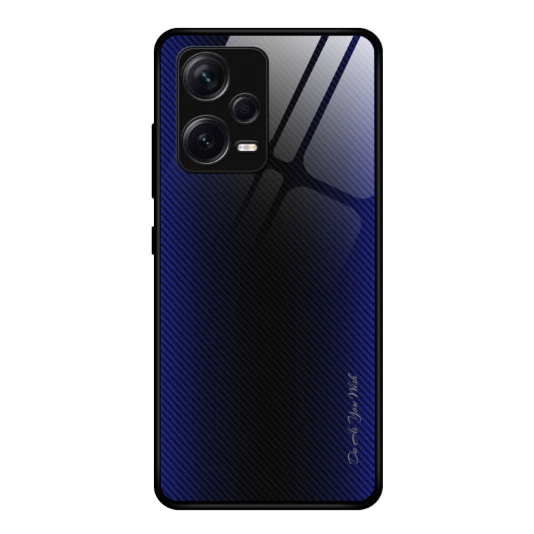Custodia per cellulare in TPU con vetro sfumato, For Xiaomi Redmi Note 12 China, For Xiaomi Redmi Note 12 Pro 5G China, For Xiaomi Redmi Note 12 Pro+ China