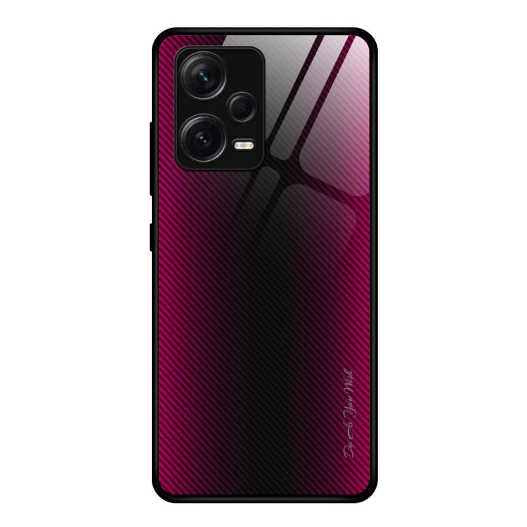 Custodia per cellulare in TPU con vetro sfumato, For Xiaomi Redmi Note 12 China, For Xiaomi Redmi Note 12 Pro 5G China, For Xiaomi Redmi Note 12 Pro+ China