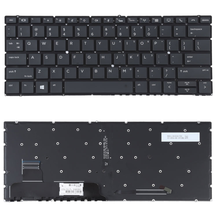 US Version Keyboard with Backlight, For HP Elitebook 830 G7 G8, For HP Probook 450 G6 455 G6 450 G7 455 G7, For HP Probook 440 G6 445 G6 440 G7 445 G7, For HP Elitebook X360 836 730 G5 735 G5 G6, For HP Probook 440 G8 445 G8