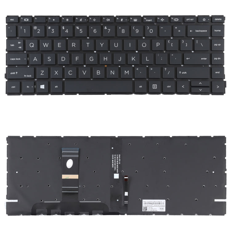 US Version Keyboard with Backlight, For HP Elitebook 830 G7 G8, For HP Probook 450 G6 455 G6 450 G7 455 G7, For HP Probook 440 G6 445 G6 440 G7 445 G7, For HP Elitebook X360 836 730 G5 735 G5 G6, For HP Probook 440 G8 445 G8