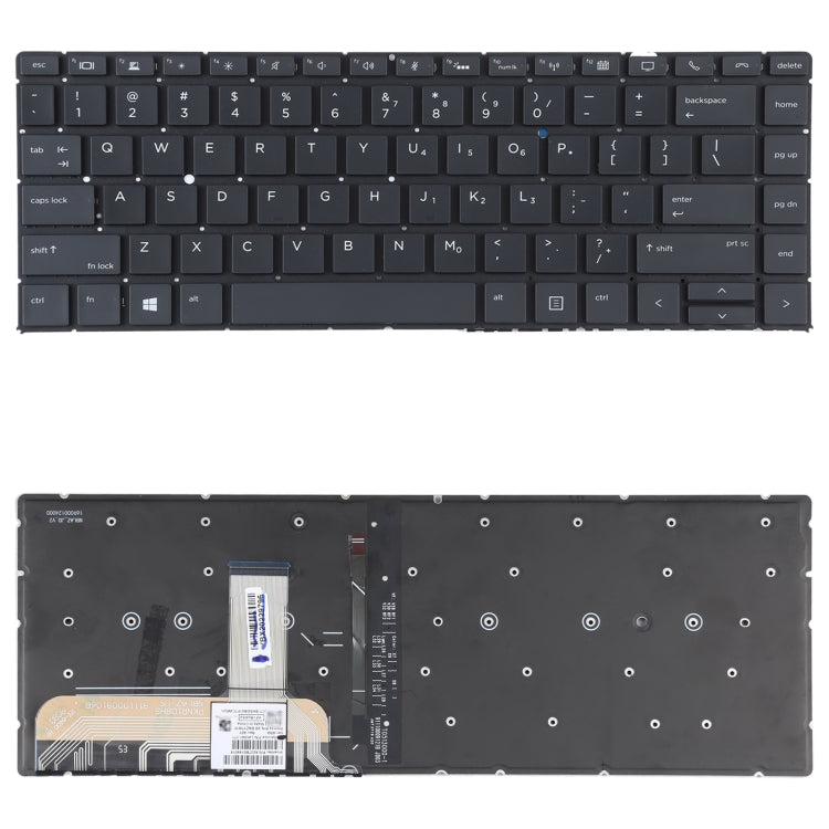 Tastiera versione USA con retroilluminazione, For HP Elitebook 830 G7 G8, For HP Probook 450 G6 455 G6 450 G7 455 G7, For HP Probook 440 G6 445 G6 440 G7 445 G7, For HP Elitebook X360 836 730 G5 735 G5 G6, For HP Probook 440 G8 445 G8