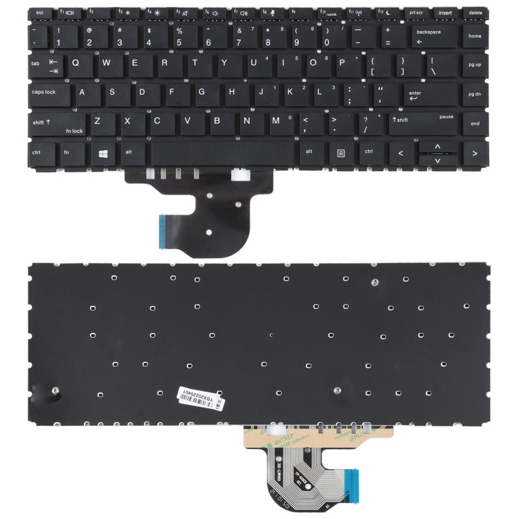 US version keyboard, For HP Probook 450 G6 455 G6 450 G7, For HP Probook 440 G6 445 G6 440 G7, For HP Probook 430 G5 440 G5, For HP Probook 440 G8 445 G8, For Asus Pro 7 PX574F PR0574, For Asus Zenbook RX410U RX310 UX310, For Xiaomi Redmi Book XMA1901