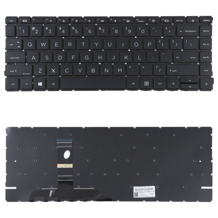 US version keyboard, For HP Probook 450 G6 455 G6 450 G7, For HP Probook 440 G6 445 G6 440 G7, For HP Probook 430 G5 440 G5, For HP Probook 440 G8 445 G8, For Asus Pro 7 PX574F PR0574, For Asus Zenbook RX410U RX310 UX310, For Xiaomi Redmi Book XMA1901