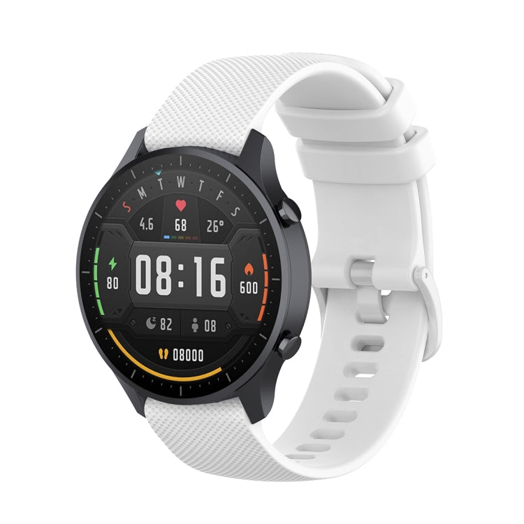 Per Xiaomi Watch Color 22mm Cinturino da polso in silicone con trama scozzese piccola, 22mm