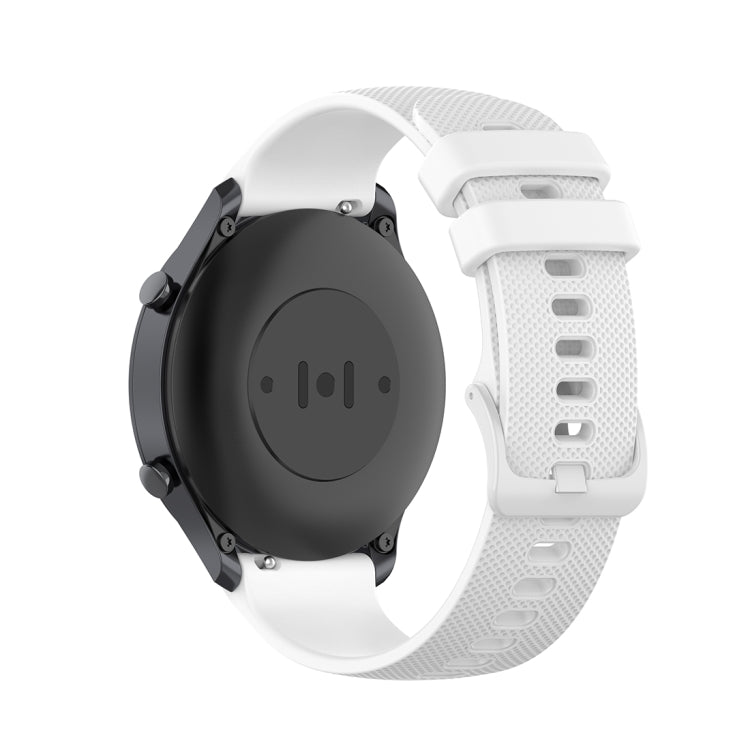 Per Xiaomi Watch Color 22mm Cinturino da polso in silicone con trama scozzese piccola, 22mm