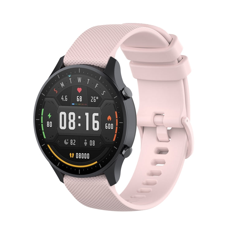 Per Xiaomi Watch Color 22mm Cinturino da polso in silicone con trama scozzese piccola, 22mm