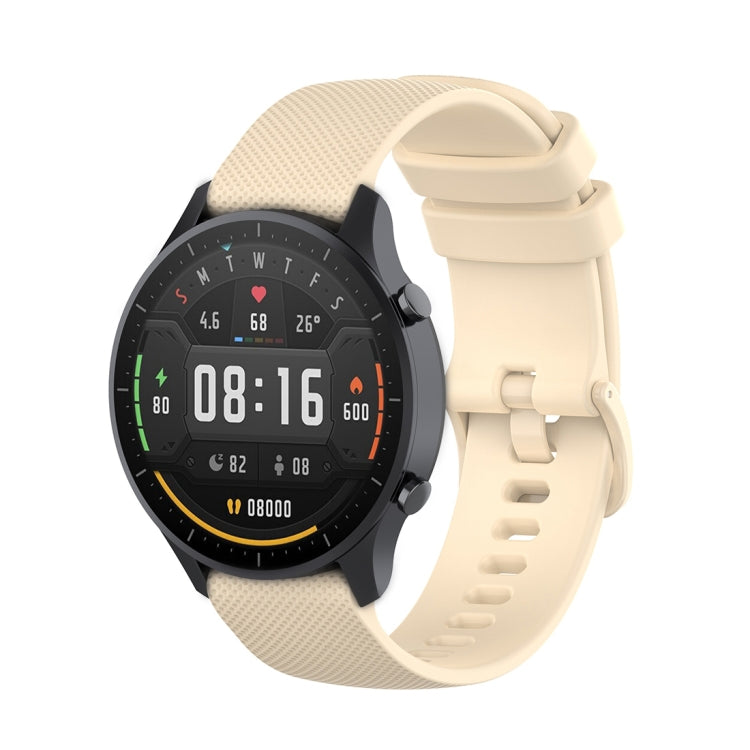 Per Xiaomi Watch Color 22mm Cinturino da polso in silicone con trama scozzese piccola, 22mm