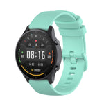 Per Xiaomi Watch Color 22mm Cinturino da polso in silicone con trama scozzese piccola, 22mm