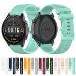 Per Xiaomi Watch Color 22mm Cinturino da polso in silicone con trama scozzese piccola, 22mm