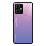 Custodia per telefono in vetro a colori sfumati, For Xiaomi Redmi Note 12 China, For Xiaomi Redmi Note 12 Pro 5G China, For Xiaomi Redmi Note 12 Pro+ China