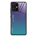 Custodia per telefono in vetro a colori sfumati, For Xiaomi Redmi Note 12 China, For Xiaomi Redmi Note 12 Pro 5G China, For Xiaomi Redmi Note 12 Pro+ China