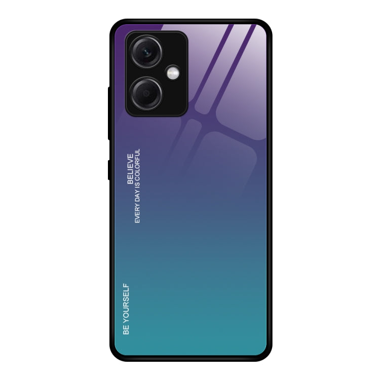 Custodia per telefono in vetro a colori sfumati, For Xiaomi Redmi Note 12 China, For Xiaomi Redmi Note 12 Pro 5G China, For Xiaomi Redmi Note 12 Pro+ China