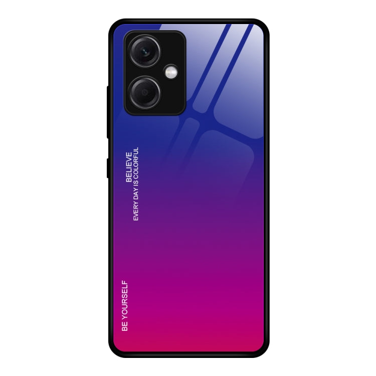 Custodia per telefono in vetro a colori sfumati, For Xiaomi Redmi Note 12 China, For Xiaomi Redmi Note 12 Pro 5G China, For Xiaomi Redmi Note 12 Pro+ China