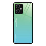 Custodia per telefono in vetro a colori sfumati, For Xiaomi Redmi Note 12 China, For Xiaomi Redmi Note 12 Pro 5G China, For Xiaomi Redmi Note 12 Pro+ China