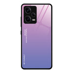 Custodia per telefono in vetro a colori sfumati, For Xiaomi Redmi Note 12 China, For Xiaomi Redmi Note 12 Pro 5G China, For Xiaomi Redmi Note 12 Pro+ China
