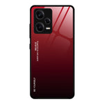 Custodia per telefono in vetro a colori sfumati, For Xiaomi Redmi Note 12 China, For Xiaomi Redmi Note 12 Pro 5G China, For Xiaomi Redmi Note 12 Pro+ China