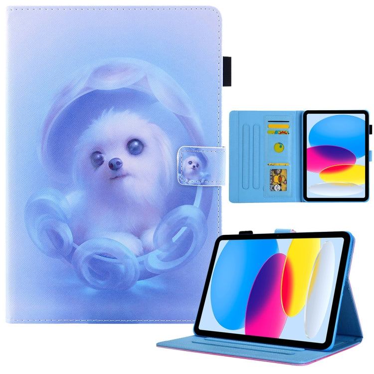 Custodia Smart Tablet in Pelle Disegno Colorato, For iPad 10th Gen 10.9 2022