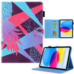 Custodia Smart Tablet in Pelle Disegno Colorato, For iPad 10th Gen 10.9 2022