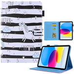 Custodia Smart Tablet in Pelle Disegno Colorato, For iPad 10th Gen 10.9 2022